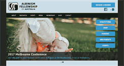 Desktop Screenshot of albinismaustralia.org